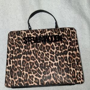 Steve Madden Wild Leopard Cosmetic Case